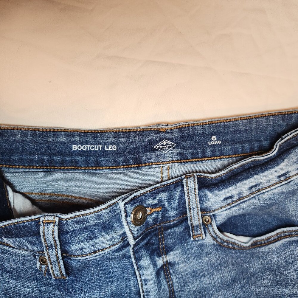 Bootcut Jeans St. John's Bay 6 Long - Picture 9 of 9
